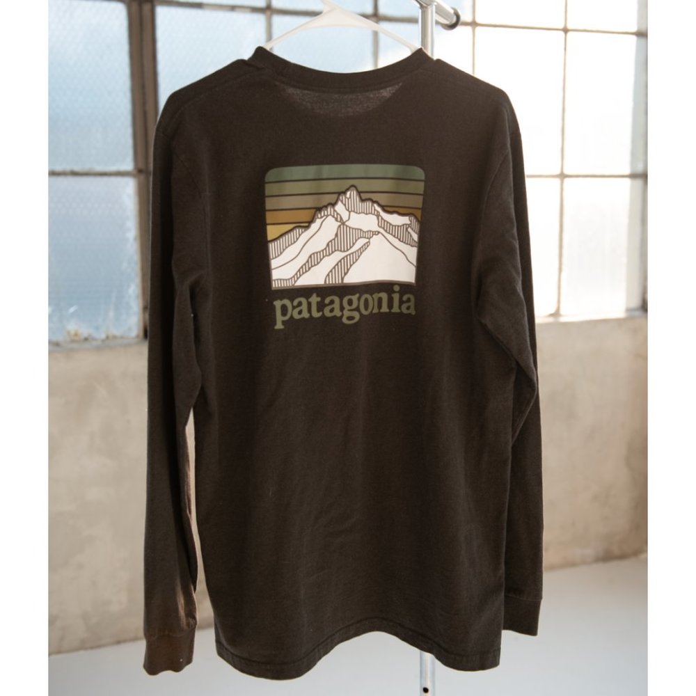 Men's Patagonia Long-Sleeved Logo Responsibili-Tee®